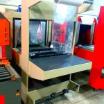 دستگاه شیرینگ پک دوگانه سوز نیمه اتومات عرض 80