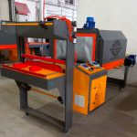 دستگاه شیرینگ پک نیمه اتومات تک سوز عرض 80 ( سه فاز )