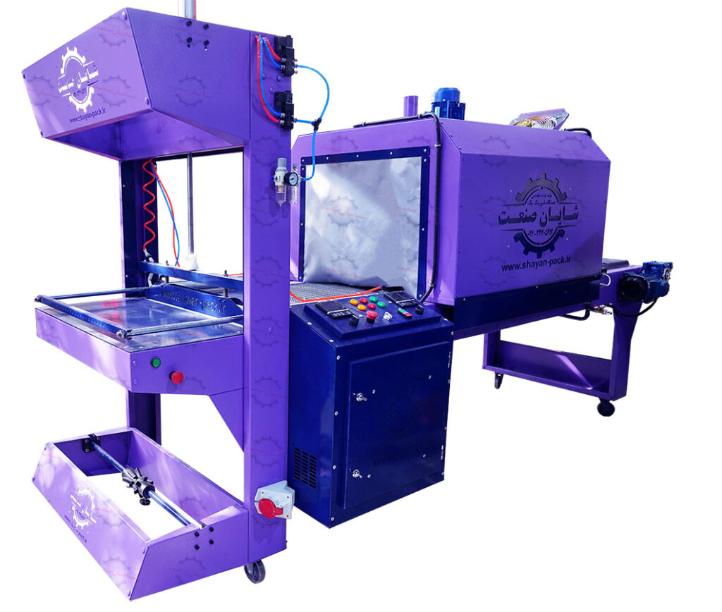 دستگاه شیرینگ پک تونلی با جک SHIRINK PACK